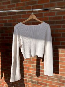 White Fox Long Sleeve Top Size Large