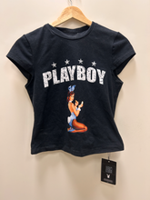 Load image into Gallery viewer, Playboy Short Sleeve Top Size Medium
