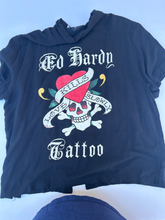Load image into Gallery viewer, Ed Hardy Short Sleeve Top Size Extra Large

