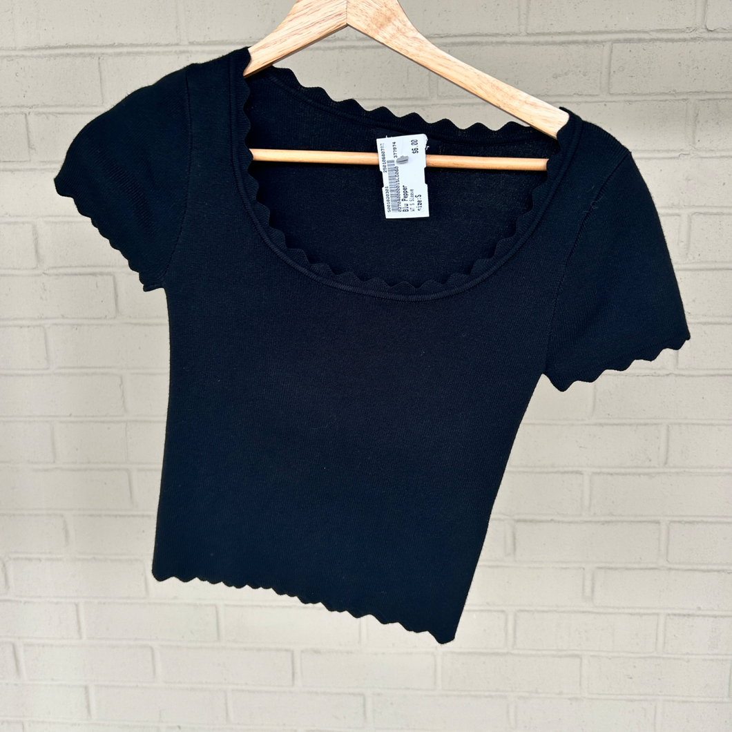 Blu Pepper Short Sleeve Top Size Small