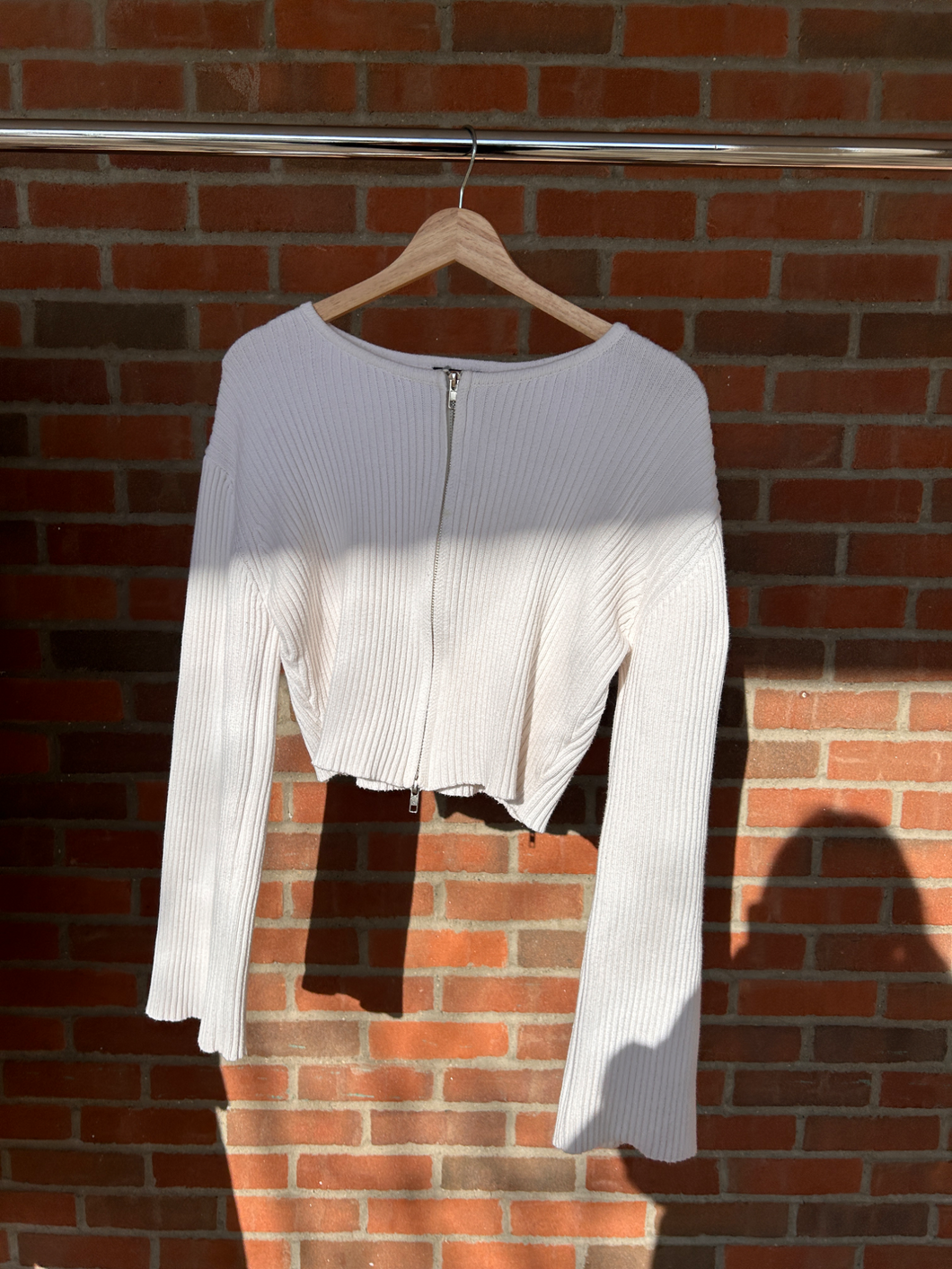 White Fox Long Sleeve Top Size Large